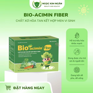 Cốm Bio - Acimin Fiber bổ sung chất xơ tự nhiên giảm tình trạng táo bón
