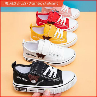 Giày Vải Thể Thao Cho Bé Trai & Bé Gái đế chống trơn trượt size 26-37