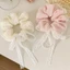 Dây buộc tóc Scrunchies phối ren nơ ngọt ngào phong cách Hàn Quốc