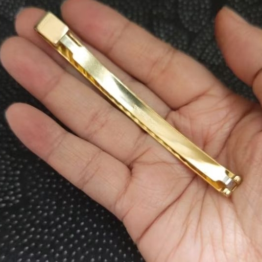 K0291-KẸP TÓC MADE IN FRANCE – DẠNG THANH CONG – VÂN XOẮN ÁNH VÀNG 9.2CM