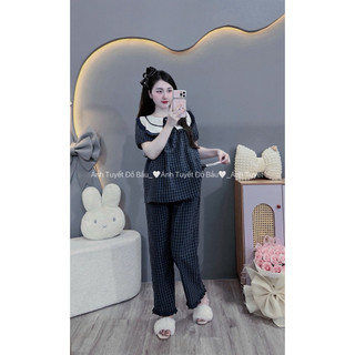 Bộ bầu - bộ sau sinh - BỘ QDAC ĐŨI THÁI KẺ CỔ LÁ - 5 Màu - Tiện Lợi