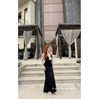 VÁY BODY YẾM ĐUÔI CÁ ĐÍNH HOA HOT HIT