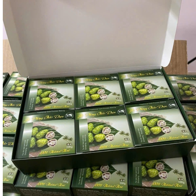 [ SET QUÀ TẶNG 6 HỘP ] Xà bông trái Nhàu ADEVA_Noni Soap