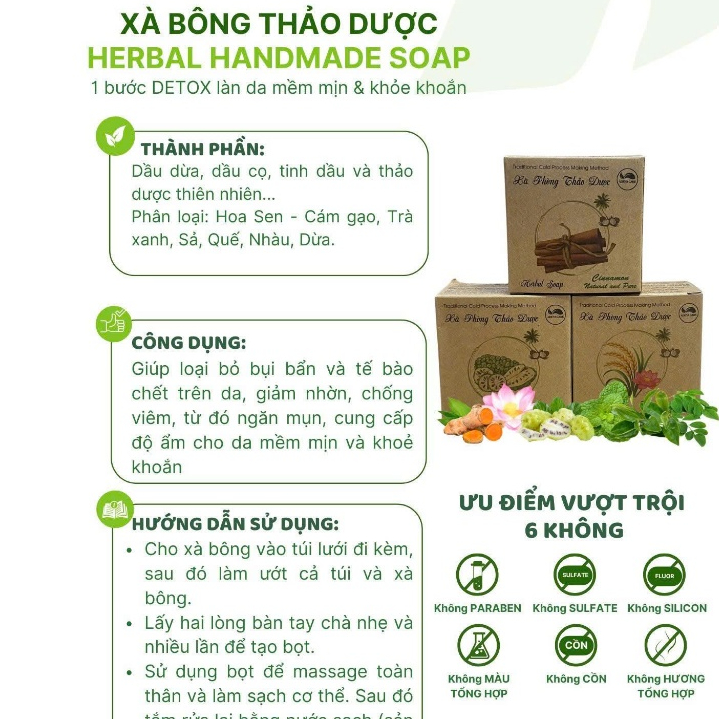 Xà bông trái Nhàu ADEVA_Noni Soap