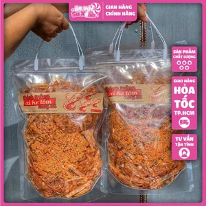 Bánh Tráng Xì Ke Tôm Cháy Tỏi Túi 350gr - Ăn vặt Su Xoắn
