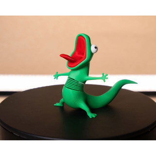 Mô Hình Thằn Lằn Hoppers 3D Lắc Đầu – Khớp Linh Hoạt, Đồ Chơi Giảm Stress