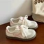 Giày Nữ Thể Thao Basic Phối Nơ Nữ Tính Sneaker 3 Màu Pastel Form Chuẩn Full Box