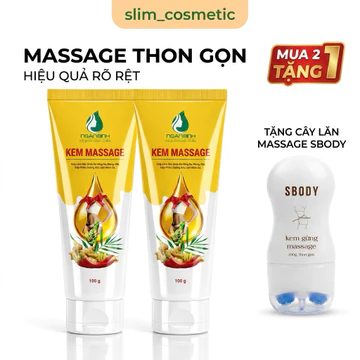 ( MUA 2 TẶNG S.BODY ) Kem massage KEM TAN MỠ GỪNG ỚT GIA TRUYỀN, Kem tươi tan mỡ chiết xuất gừng