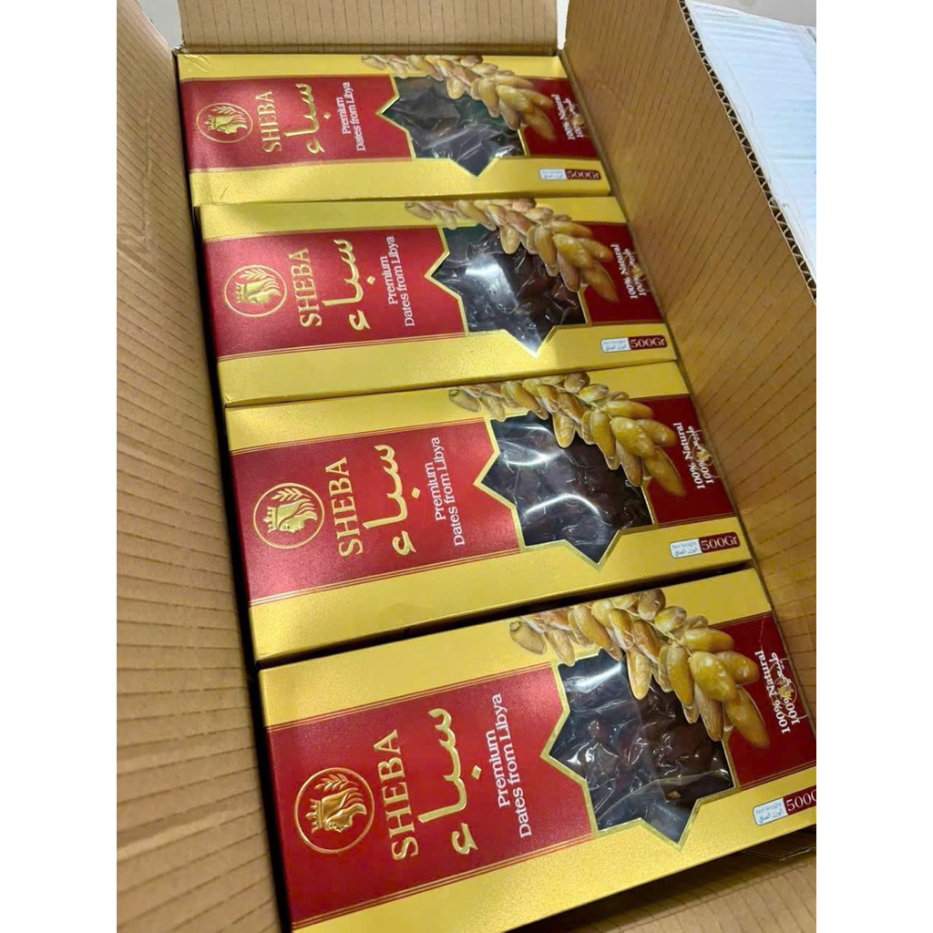 Chà Là Mật Sheba 500g – Nhập Khẩu Libya Cao Cấp, Ngọt Tự Nhiên, Bổ Dưỡng