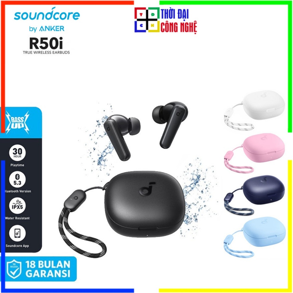 Tai nghe True Wireless Soundcore R50i - Anker A3949 Bluetooth 5.3. Bảo hành 18 tháng, 1 đổi 1 15 ngày. | BigBuy360 - bigbuy360.vn