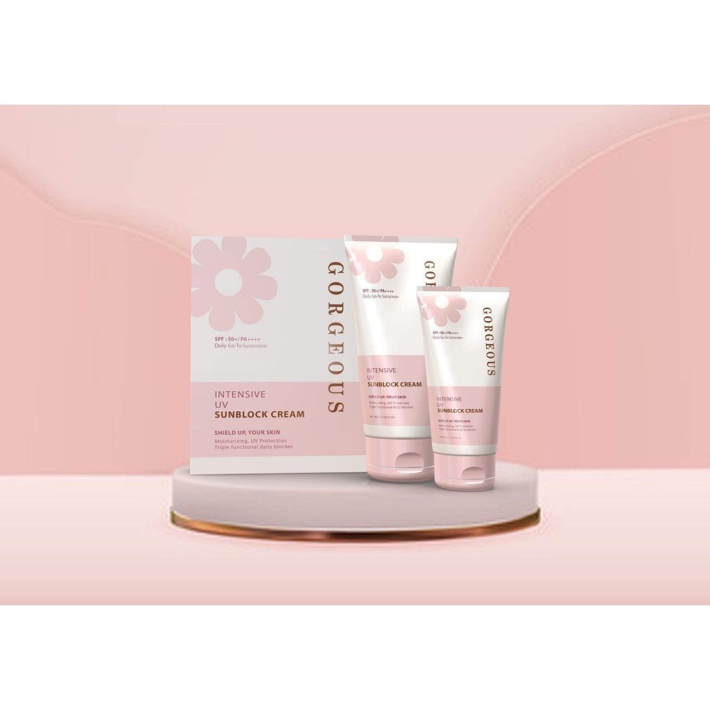 Mua 1 Set tặng 2 mặt nạ  - Kem Chống Nắng  Nâng Tông – Bảo Vệ Da lkhỏi tia UV , Nâng Tông Tự Nhiên Trắng Hồng spf 50+++