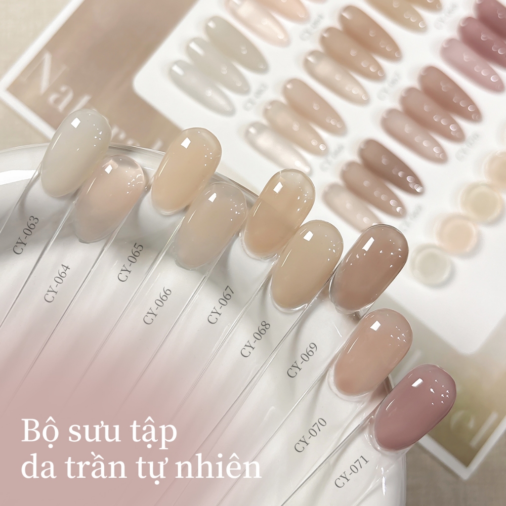 XEIJAYI 40ml -Sơn móng tay dạng gel màu nude, dung tích lớn, phù hợp cho salon và sử dụng hàng ngày.