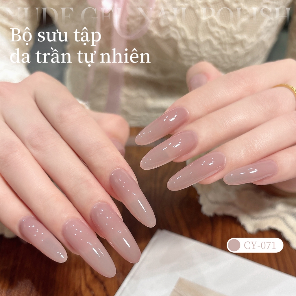 XEIJAYI 40ml -Sơn móng tay dạng gel màu nude, dung tích lớn, phù hợp cho salon và sử dụng hàng ngày.