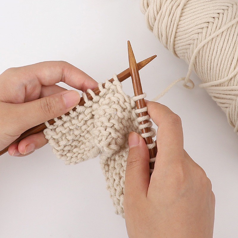 Que đan len/ Kim đan len tre dài 25cm hoặc 35cm size từ 2.0mm- 10mm (1 cặp) | Tiệm Len Của Sam - Sam Crochet