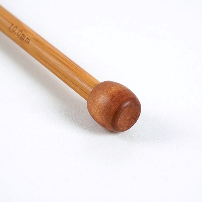 Que đan len/ Kim đan len tre dài 25cm hoặc 35cm size từ 2.0mm- 10mm (1 cặp) | Tiệm Len Của Sam - Sam Crochet