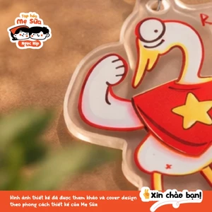 Móc khóa "Cò Lực Sĩ" – Gồng mình yêu nước cùng Tạp hóa Mẹ Sữa 🇻🇳