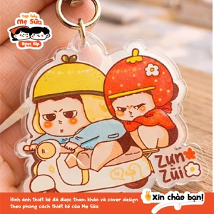 Móc khóa Mica "Zun Zui" Scooters – Gói trọn kỷ niệm thanh xuân 🛵✨
