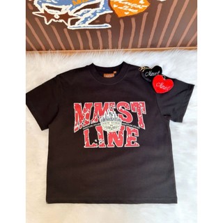 Áo thun MMESTLINE "NEW YORK" form Boxy chất liệu Premium Cotton in lụa Trame
