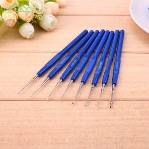 Set 8 kim móc len cán nhựa cỡ nhỏ (0,6mm - 1,75mm) | Tiệm Len Của Sam - Sam Crochet