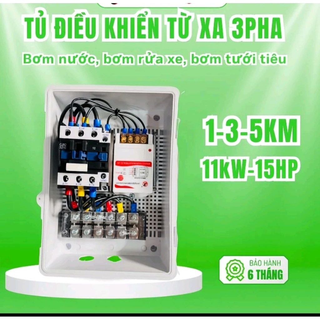 Bộ điều khiển Motor, tải 3pha từ xa 100 - 3000m dùng cho tải 3 pha công suất dưới 10kw(13HP)