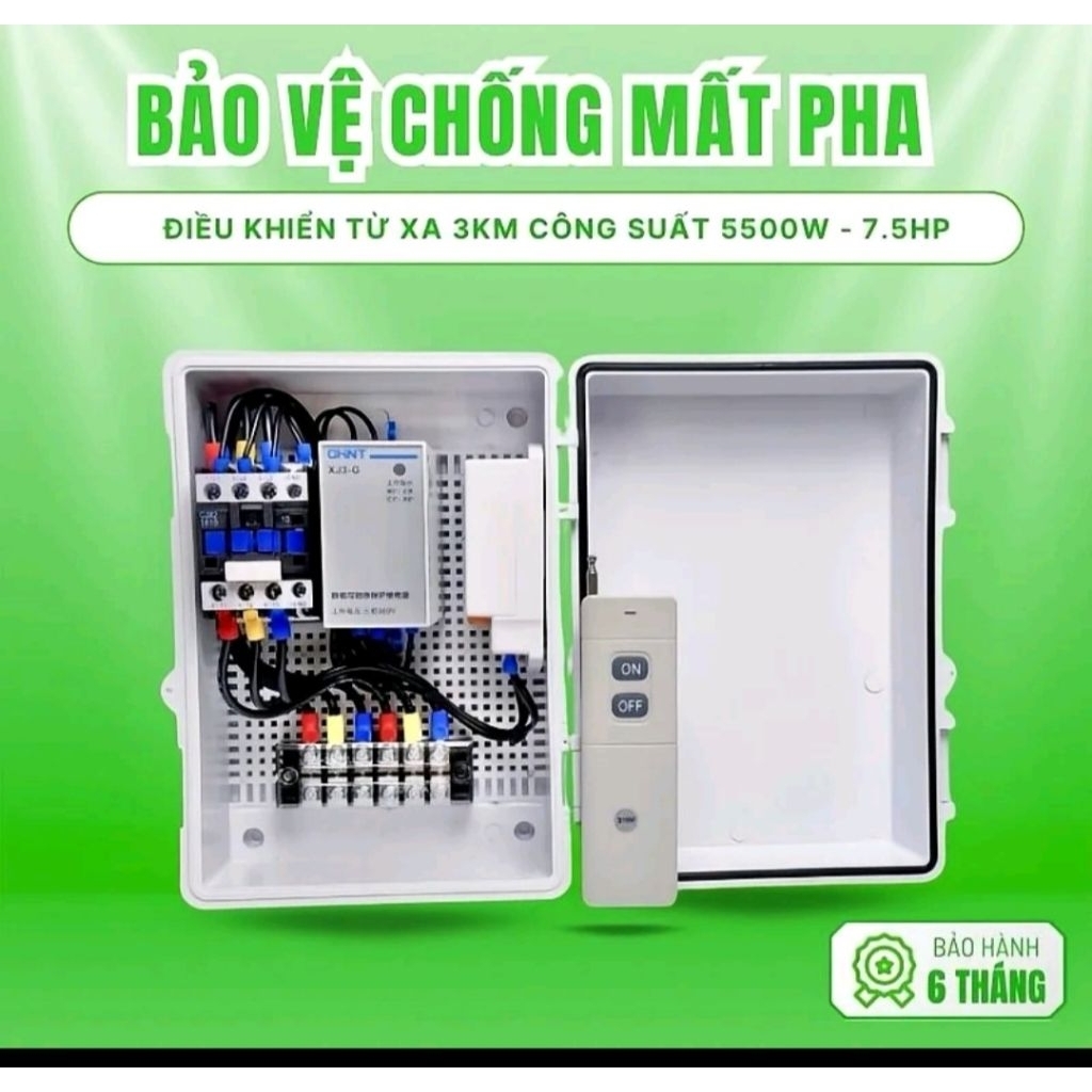 Bộ điều khiển Motor, tải 3pha từ xa 100 - 3000m dùng cho tải 3 pha công suất dưới 10kw(13HP)