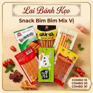 [Combo 10-20-30 Gói] Snack Bim Bim Mix đủ loại - Gói 30-40g