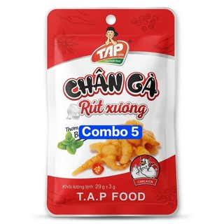 [Combo 5-10-20] Chân Gà Rút Xương Tap Food (29g)