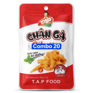 [Combo 5-10-20] Chân Gà Rút Xương Tap Food (29g)