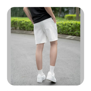 Quần Short Nam Kaki THES STORE Cạp Chun 4 Màu Form Trên Gối Trẻ Trung QS01