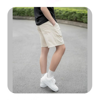 Quần Short Nam Kaki THES STORE Cạp Chun 4 Màu Form Trên Gối Trẻ Trung QS01