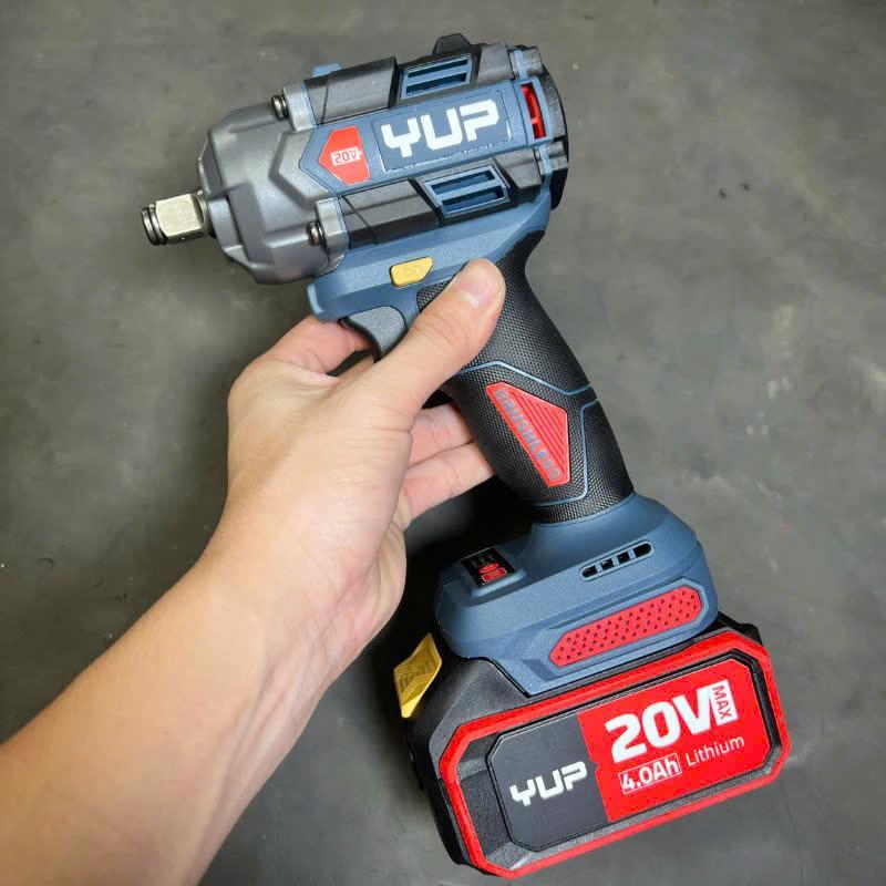 Máy Siết Bulong YUPAI/ YUP YP20-W500M Lực Siết 500Nm Cơ chế búa âm xịn xò- Mở Vặn ốc Ô Tô, Xe Máy