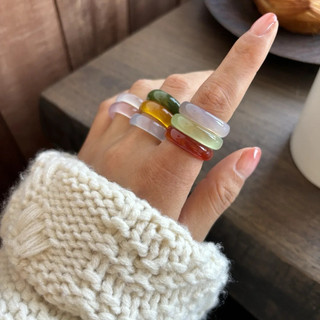 [ FREESHIP ] NHẪN ĐÁ MÃ NÃO BRAZIL NHIỀU MÀU – TĂNG VẬN KHÍ, HÚT TÀI LỘC , CÂN BẰNG NĂNG LƯỢNG- CHOU JEWELRY