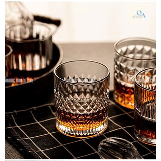 (Loại Đẹp) Ly ROCK thủy tinh, ly WHISKY | Cốc uống rượu ngoại, wine glass | Ly rượu mạnh, CHIVAS
