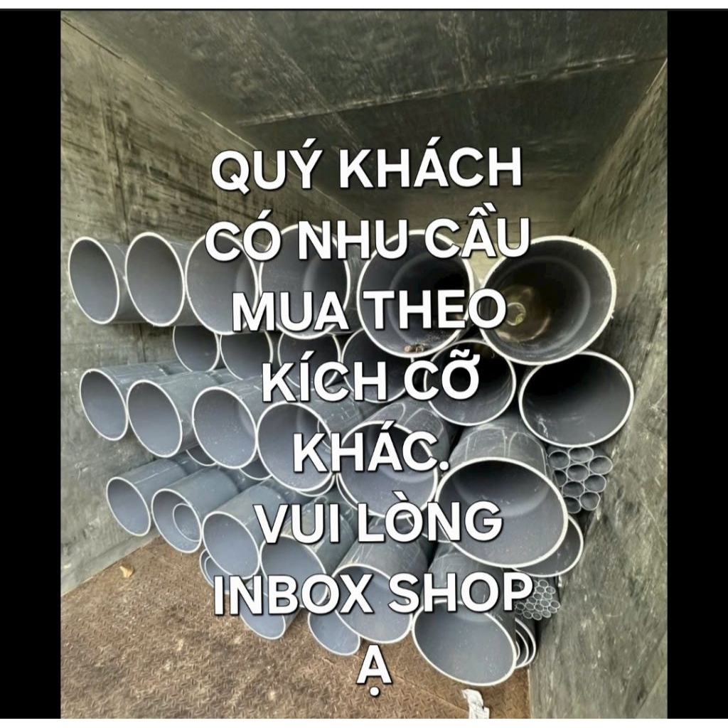 Ống nhựa 250, 315 loại dày. Hiệu Quốc Trung 30cm 40cm 50cm 60cm 70cm 80cm 100cm. Hiệu Quốc Trung