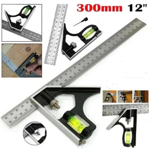 Thước Ke Góc Vuông Và Góc 45 Độ Đa Năng 30cm – Công cụ lý tưởng cho thợ cơ khí, thợ mộc FREE SHIP