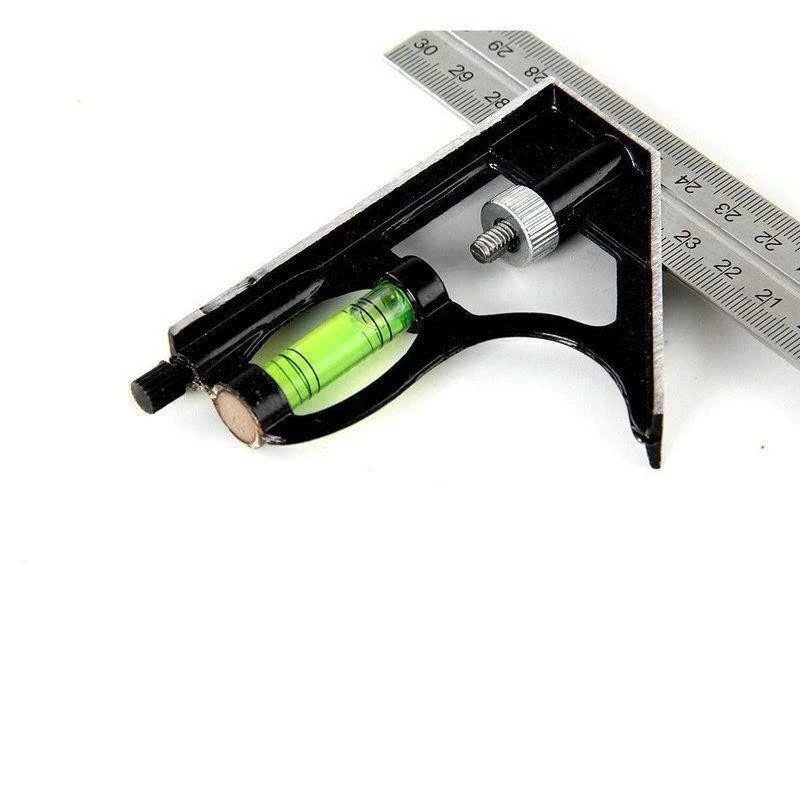 (Có cân bằng thuỷ) Thước Ke Góc Vuông Và Góc 45 Độ Đa Năng 30cm – Công cụ lý tưởng cho thợ cơ khí, thợ mộc FREE SHIP