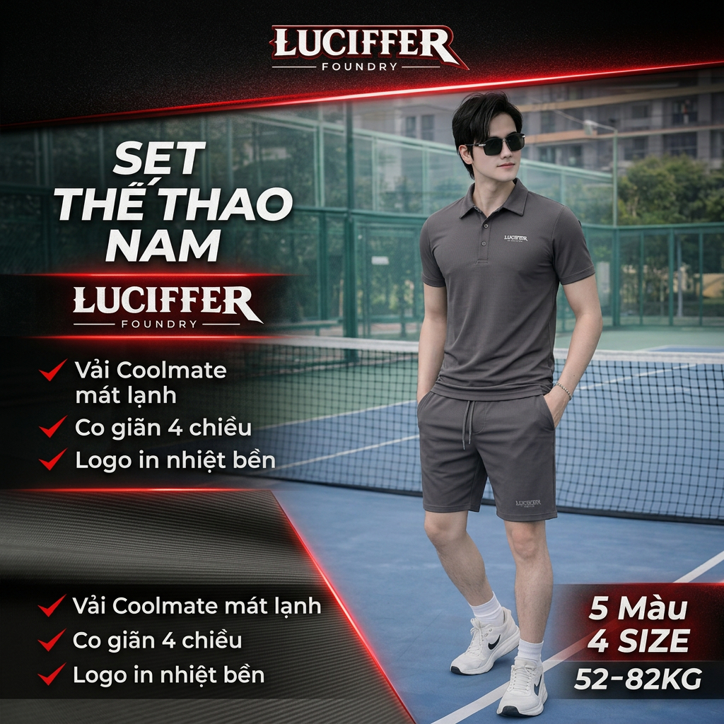Set polo Lucifer Ms-36, mặc vào là auto chất  #Coolmate #PhongCáchNam #Setdonam #Lucifersetdonam