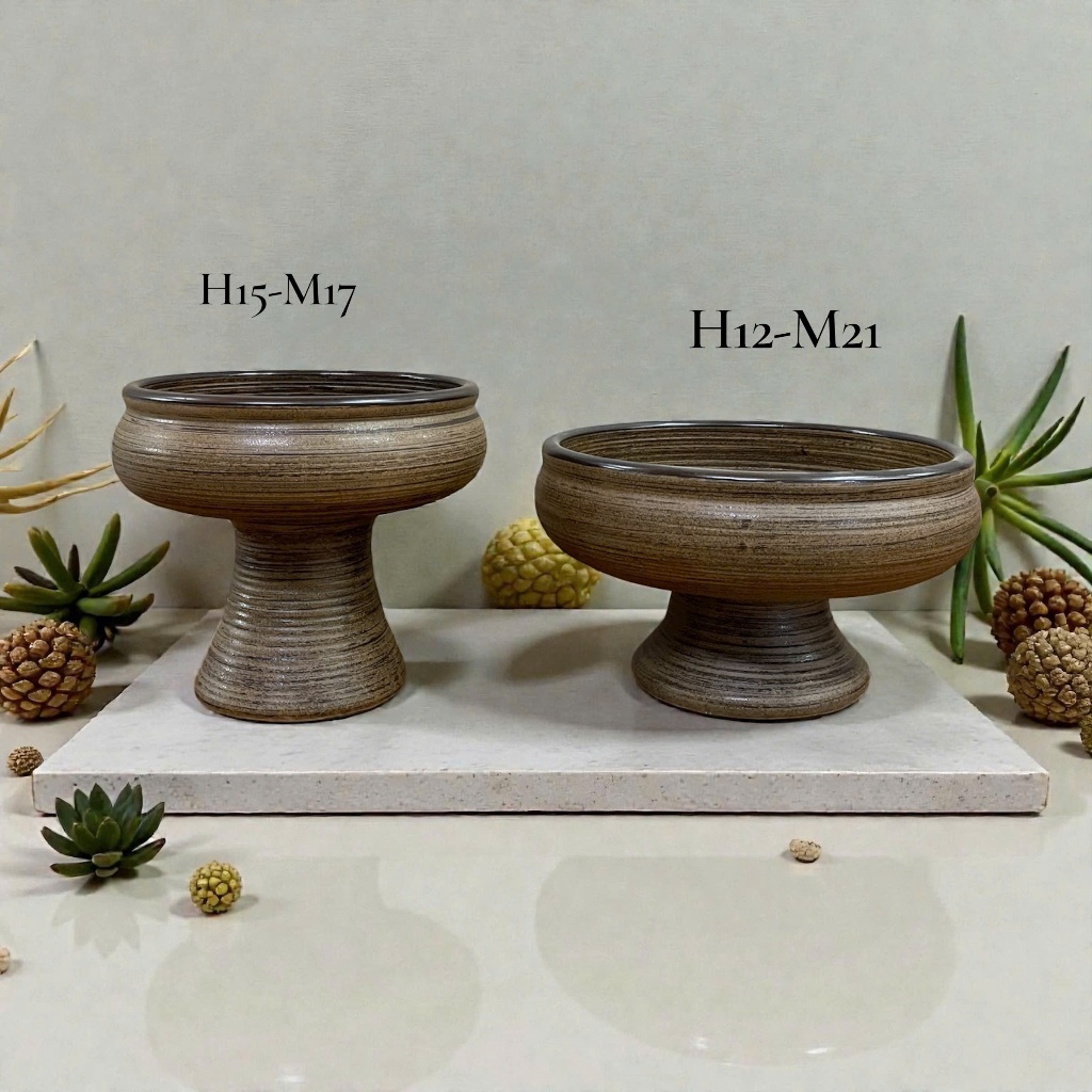 Bình Gốm Mặt Hồ Ly Thủy Tiên Đa Dạng Công Năng Cắm Hoa Trang Trí Bày Hoa Quả