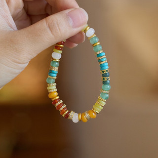 [ Chuẩn Đá Tự Nhiên ] Vòng Tay Đá Quý Dopamine Nhiều Màu Sắc freesize  - Chou Jewelry