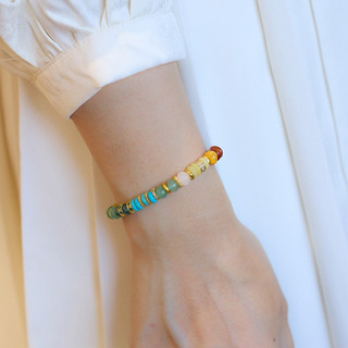 [ Chuẩn Đá Tự Nhiên ] Vòng Tay Đá Quý Dopamine Nhiều Màu Sắc freesize  - Chou Jewelry