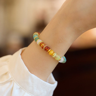 [ Chuẩn Đá Tự Nhiên ] Vòng Tay Đá Quý Dopamine Nhiều Màu Sắc freesize  - Chou Jewelry