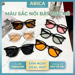 Mắt kính râm mát nữ nam thời trang phong cách Hàn Quốc chống tia UV đi chơi đi biển phối đồ đẹp giá rẻ 242