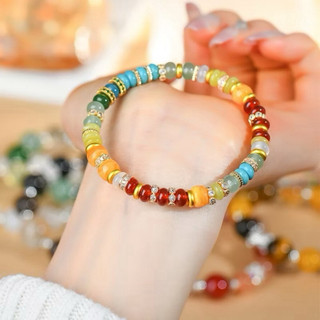 [ Chuẩn Đá Tự Nhiên ] Vòng Tay Đá Quý Dopamine Nhiều Màu Sắc freesize  - Chou Jewelry