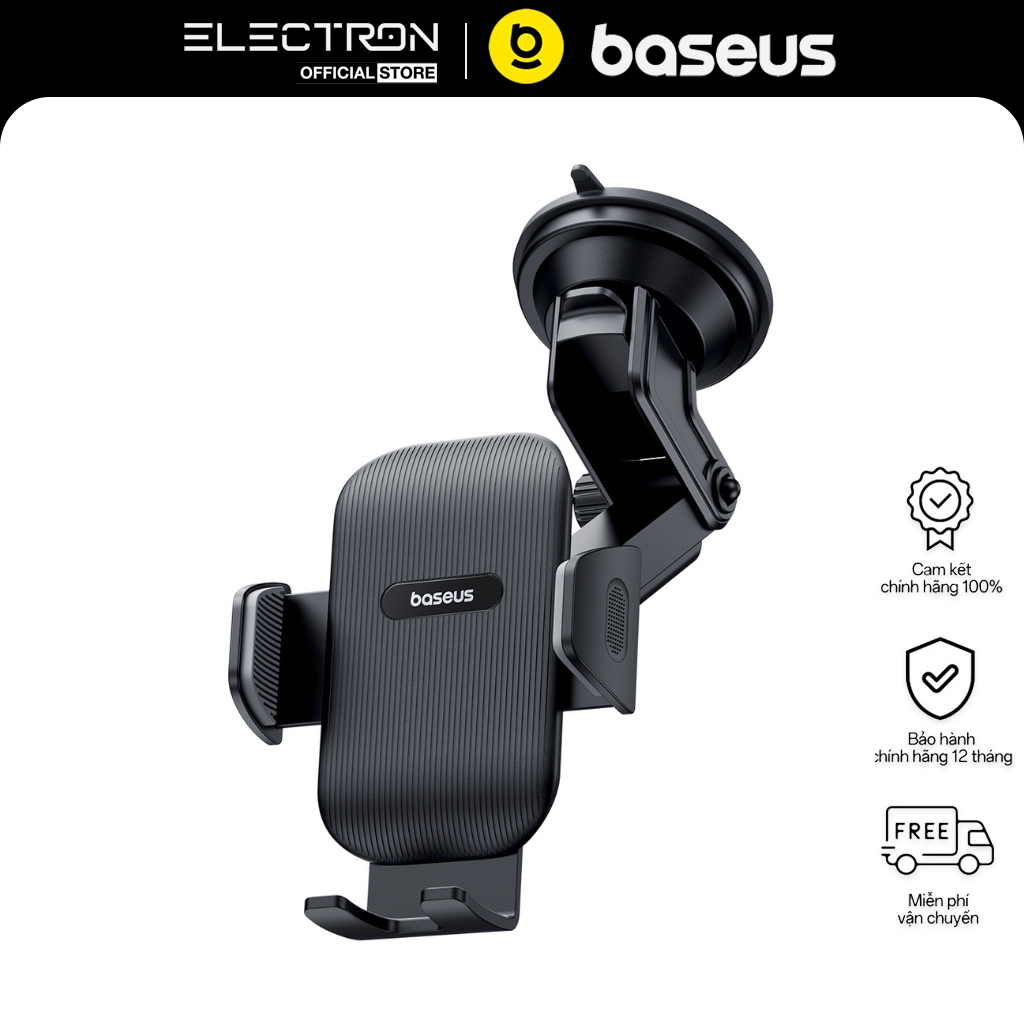 Giá đỡ điện thoại Baseus UltraControl Go Series Clamp-Type Phone Holder Dùng Cho Taplo (Suction Cup Version)