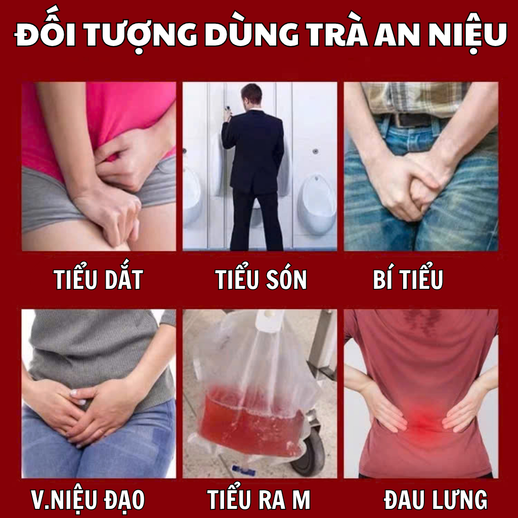 Trà an niệu lợi tiểu Calen Nature's Farm xử lý vấn đề tiểu khó, tiểu ít, tiểu buốt, nước tiểu vàng, tiểu đục bịch 30 lọc