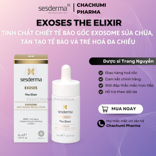 Sesderma Exoses The Elixir 30ml - Tinh chất chiết tế bào gốc Exosome sửa chữa, tân tạo tế bào và trẻ hoá đa chiều 30ml