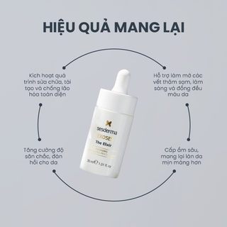 Sesderma Exoses The Elixir 30ml - Tinh chất chiết tế bào gốc Exosome sửa chữa, tân tạo tế bào và trẻ hoá đa chiều 30ml