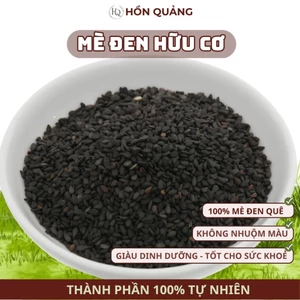Mè Đen Quê Sạch Hồn Quảng - Vừng Đen Loại 1, Không Nhuộm Màu - Chuyên Nấu Sữa, Làm Bánh, Thực Dưỡng