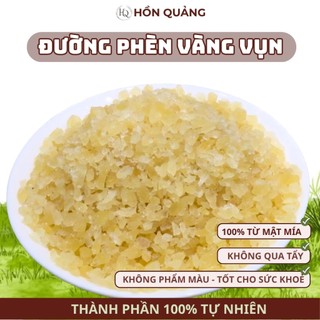 Đường Phèn Vàng Vụn Quảng Ngãi Hồn Quảng – Đường Phèn Nhỏ Nguyên Chất Nhanh Tan Chưng Yến, Nấu Chè, Trị Ho (500g/1kg)