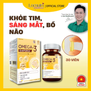 Dầu cá Omega 3 HỖ TRỢ KHỎE TIM SÁNG MẮT BỔ NÃO CR-Omega 3 Careroots Hộp 30 viên